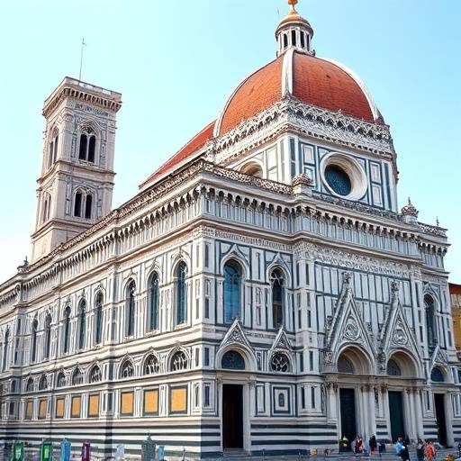Fotografia di architettura del Duomo di Firenze.